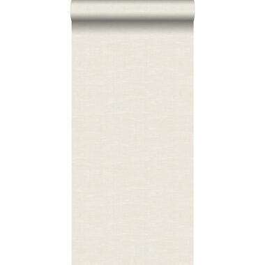 ESTAhome behang - effen linnenstructuur - beige - 53 cm x 10,05 m product