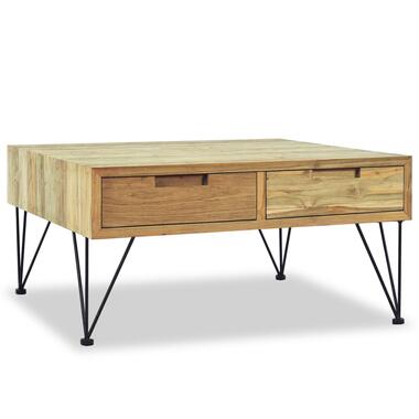 vidaXL Table basse 80x80x40 cm Teck massif product