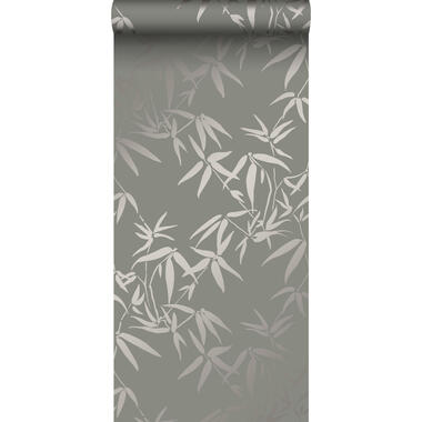 Origin papier peint - feuilles de bambou - gris chaud - 0.53 x 10.05 m product