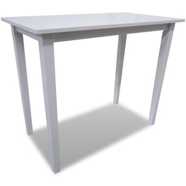 vidaXL Table de bar en bois Blanc product