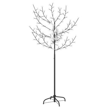 vidaXL Kerstboom 120 LED's koudwit licht kersenbloesem 150 cm product