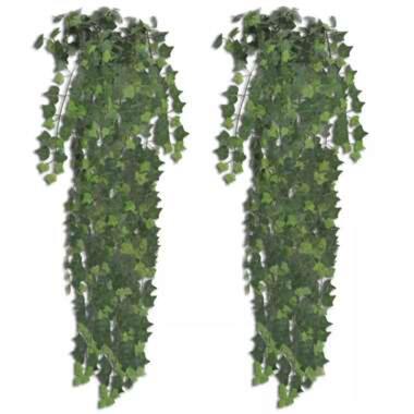 vidaXL Plantes artificielles 2 pcs Lierre Vert 90 cm product