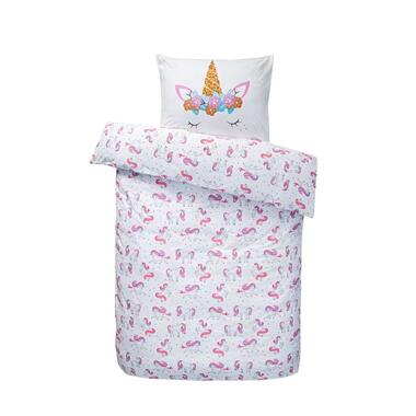 Comfort dekbedovertrek Charity - roze - 140x200 cm product