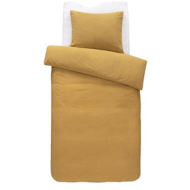 Walra parure de couette Vintage Cotton - jaune moutarde - 140x200/220 cm product