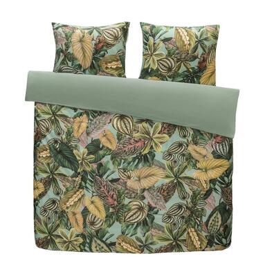 Comfort dekbedovertrek Camilla botanisch - groen - 200x200/220 cm product