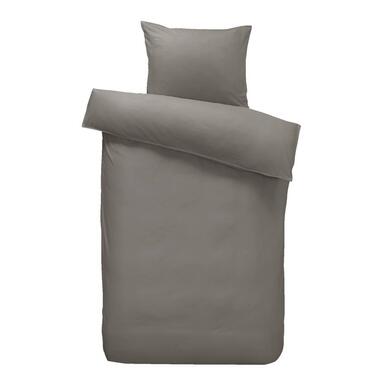 Comfort dekbedovertrek Jorrit effen - antraciet - 140x200/220 cm product