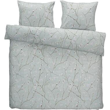 Parure de couette Ise flanelle - bleue - 240x200/220 cm product