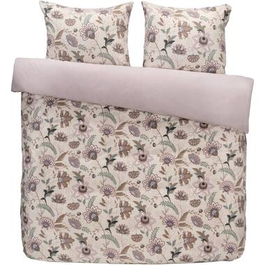 Dekbedovertrek Lina - beige/roze - 240x200/220 cm product