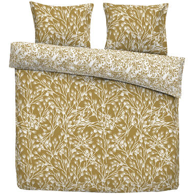 Parure de couette Aila - ocre/blanc - 200x200/220 cm product