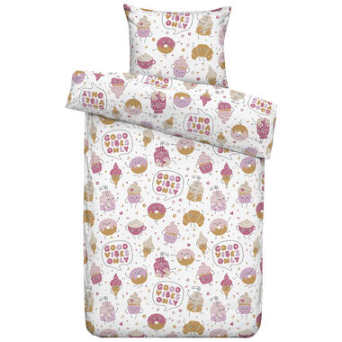 Dekbedovertrek Yara - roze - 140x200/220 cm product