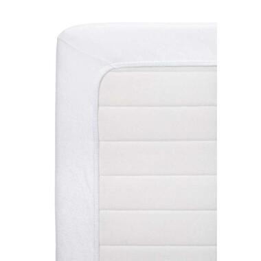 Drap-housse tissu éponge - blanc - 140x200 cm product