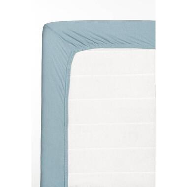 Hoeslaken Jersey - steenblauw - 180x220 cm product