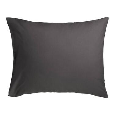 Lot de 2 taies d'oreiller Coton - anthracite - 60x70 cm product