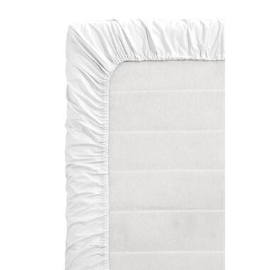 Drap-housse pour surmatelas - percale de coton blanc - 90x200 cm product