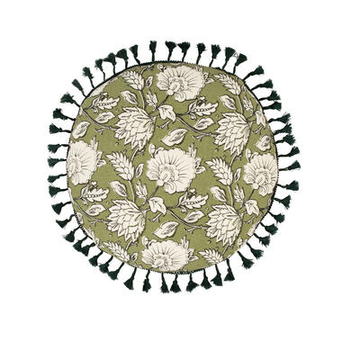 Coussin décoratif Nisa - vert - Ø40 cm product