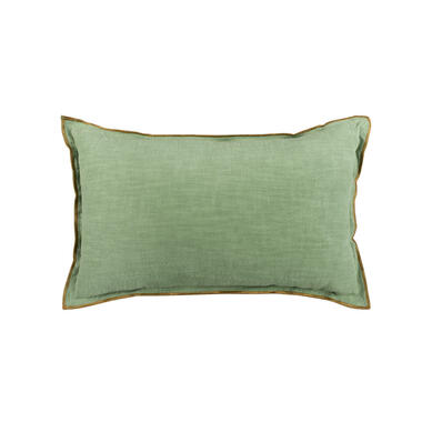 Coussin décoratif Mabel - vert/couleur or - 30x50 cm product