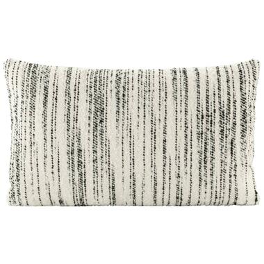 Coussin décoratif Isaac - noir/blanc cassé - 30x50 cm product