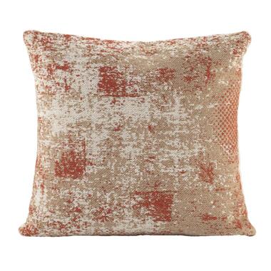 Sierkussen Aline - ecru/rood - 45x45 cm product