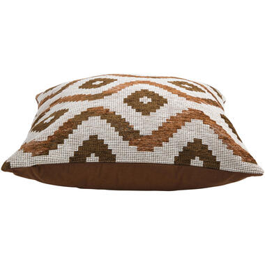 Sierkussen Moritz - écru/bruin - 45x45 cm product