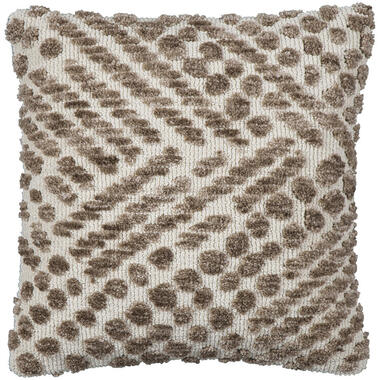 Coussin décoratif Damian - taupe - 45x45 cm product