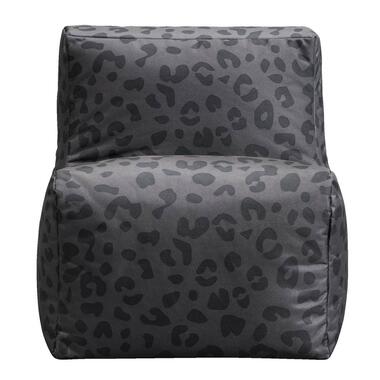 Lebel loungestoel Leopard - antraciet - 75x55x60 cm product
