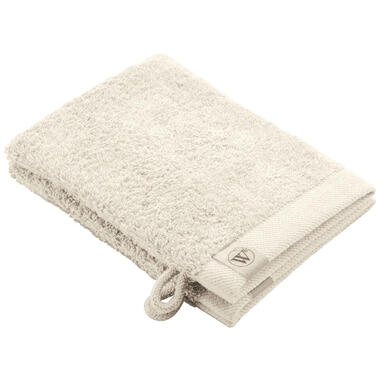 Walra washand - beige - 16x21 cm - 2 stuks