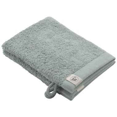 Walra washand - groen - 16x21 cm - 2 stuks