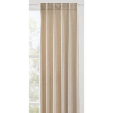 Gordijn Kaat semi verduisterend - beige - 140x280 cm (1 stuk) product