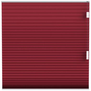 Fenstr plisségordijn Montreal dubbel 25 mm lichtdoorlatend - bordeaux rood 65601 product