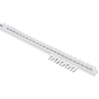 Complete gordijnrail set Plus uitschuifrail 110-200 cm - wit product