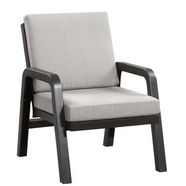 Hartman fauteuil lounge Eden - anthracite - 93x71x84 cm - coussin inclus product