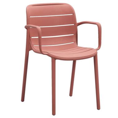 Chaise empilable Nice - plastique brun rougeâtre product
