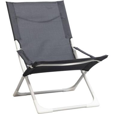 Chaise de plage Rimini - métal beige/textilène de couleur anthracite product