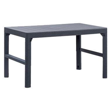 Allibert verstelbare tafel Lyon - grijs - 116x71,5x40/66 cm product