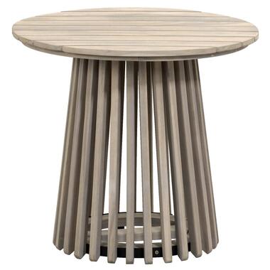 Table d'appoint Saone - bois d'acacia gris patiné - 45xØ50 cm product
