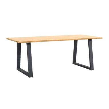 Le Sud table de jardin Beaune pieds U - brune - 76x200x95 cm product