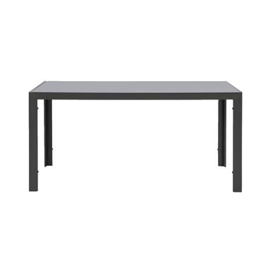 Table de jardin Savoie - aluminium/verre - anthracite - 75x160x90 cm product