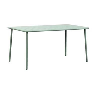 Table de jardin Vence - métal vert clair - 72x150x90 cm product