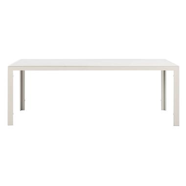 Table de jardin Savoie - aluminium/verre sable - 75x215x90 cm product