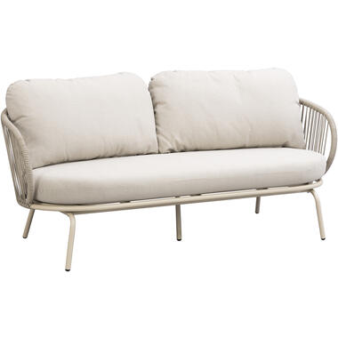 Loungezetel Fermo 2,5-zits - zandkleur - 75x180x81 cm - met kussens product