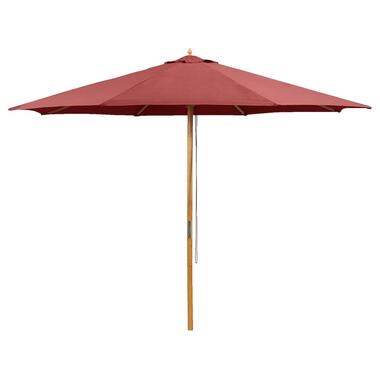 Le Sud houtstok parasol Tropical - rood - Ø300 cm product