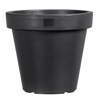 Bloempot Finn - zwart - 90% gerecycleerd kunststof - ø30 cm product