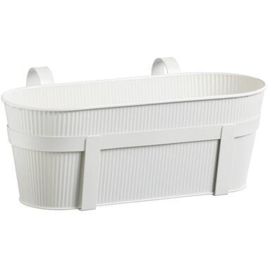 Jardinière pour balcon Semmie - blanc cassé - 20x37x18 cm product