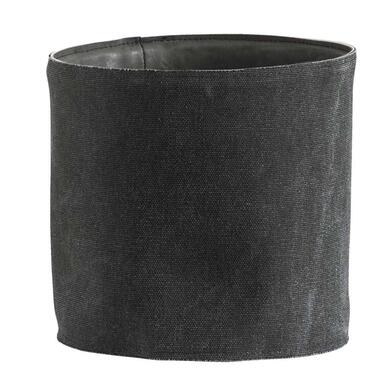 Cache-pot Mike - toile noire - 21,5xØ21,5 cm product