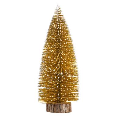 Kerstboom - goudkleur - 26xø11 cm product