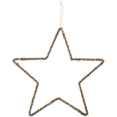 Ornament Ster - champagne - 40 cm