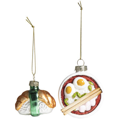 Boules de Noël Sushi et Pokebowl - verre - ensemble product