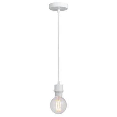 Système de suspension blanc avec filetage pour abat-jour - E27 - 100 cm product