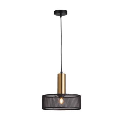 Hanglamp Nerja E27 - zwart/goudkleur - 120xØ28 cm product