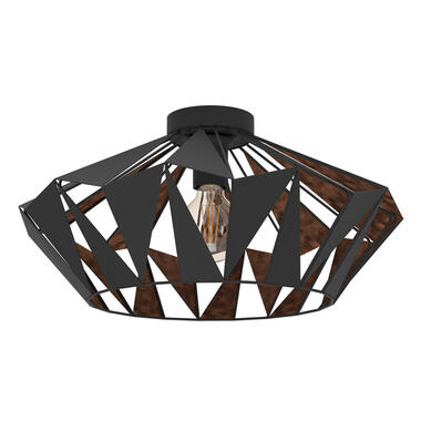 EGLO Carlton 6 Plafondlamp - E27 - Ø 47 cm - Zwart/Koper product